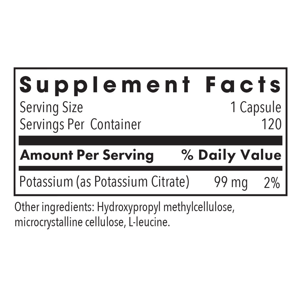 Potassium Citrate 120 ct