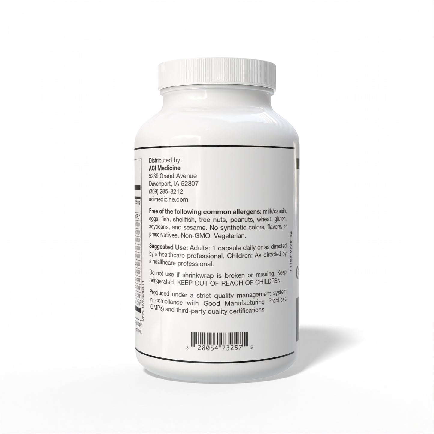 ACI BIOTIC COMPLETE CAPSULES Suggested Use