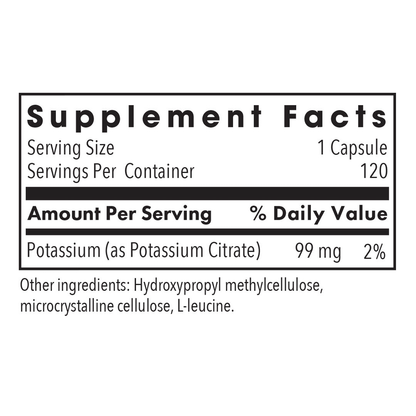 Potassium Citrate 120 ct