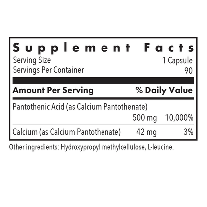 Pantothenic Acid  90 ct