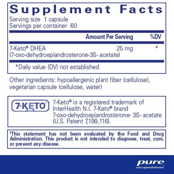 7-KETO DHEA 25 MG
