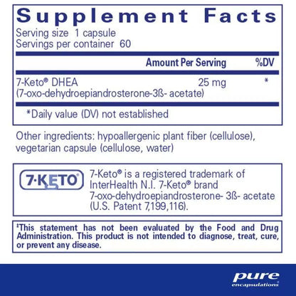 7-KETO DHEA 25 MG