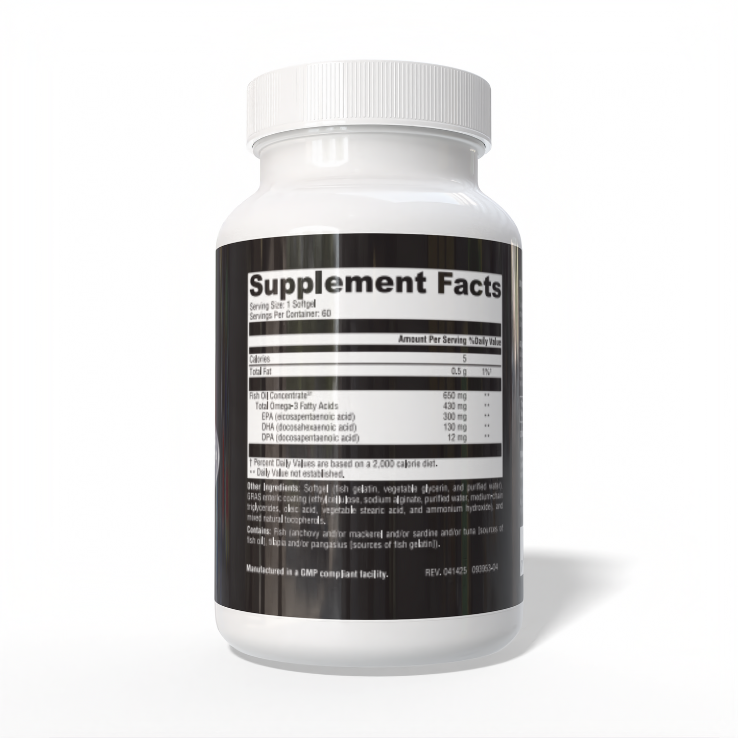 ACI OMEGA PURE SUPPLEMENT FACTS