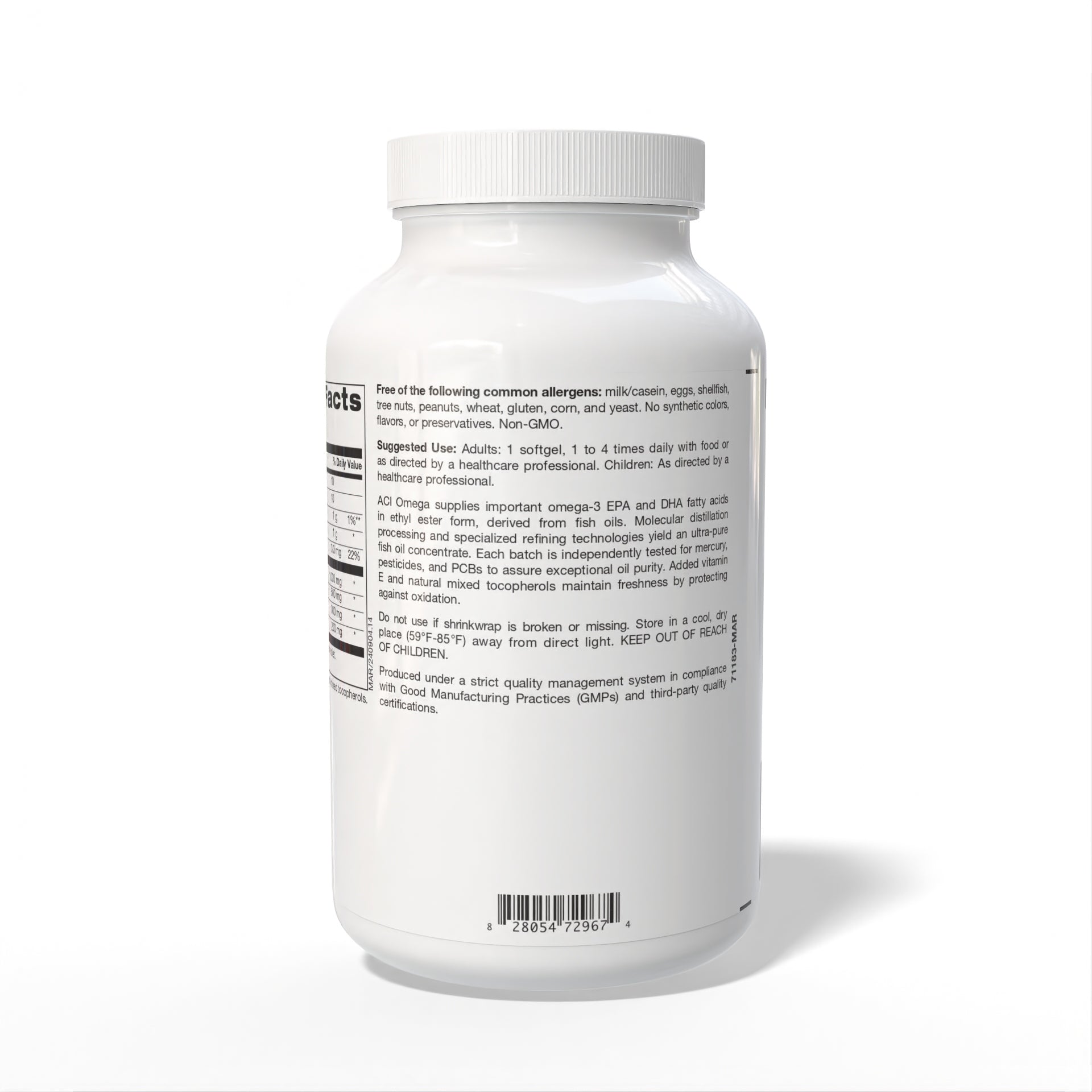 ACI OMEGA Suggested Use