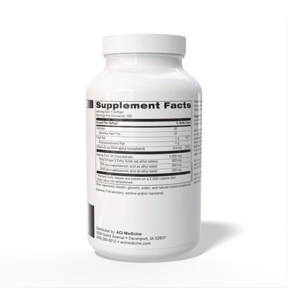 ACI OMEGA Supplement Facts