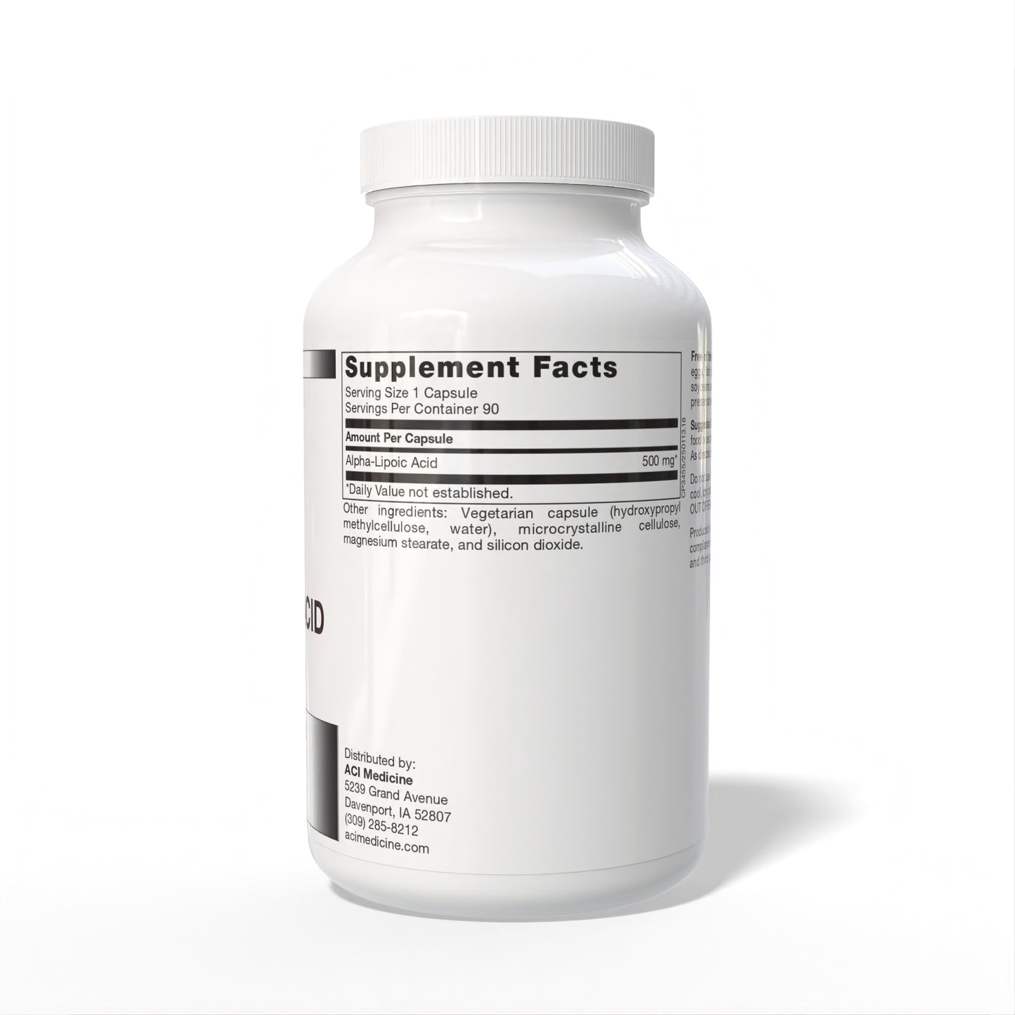 ALPHA-LIPOIC ACID Supplement Facts