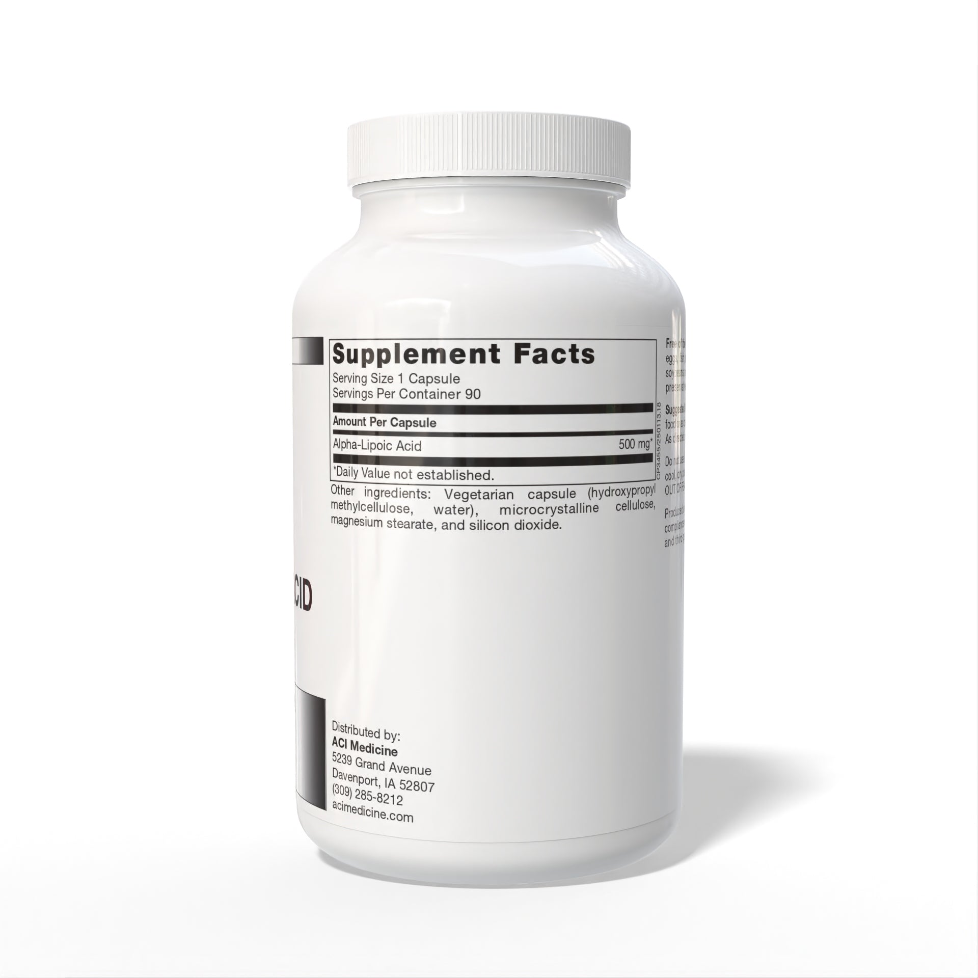 ALPHA-LIPOIC ACID Supplement Facts