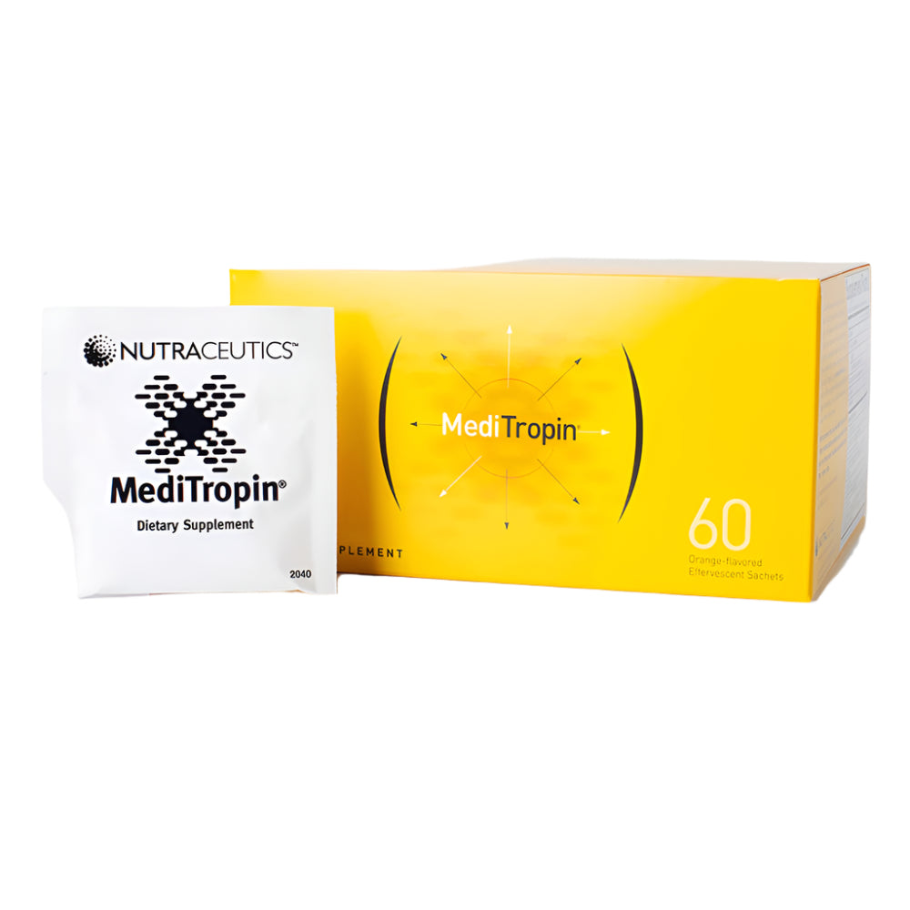 Nutraceuticals MediTropin dietary supplement packaging on a white background